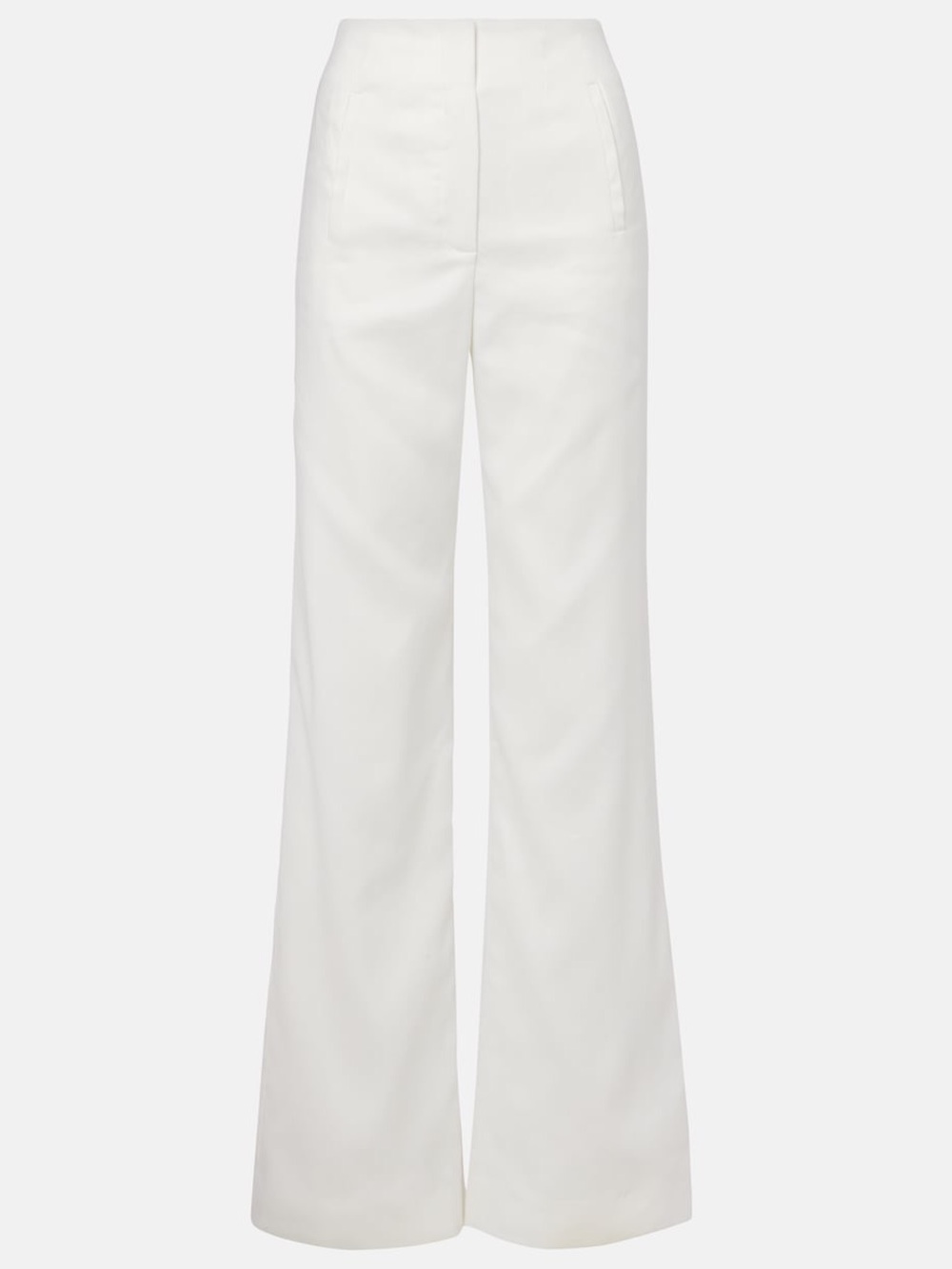 Veronica Beard Jude Wide-Leg Pants in White 6